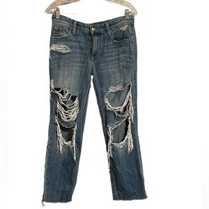 Joe’s Jeans Collector’s Edition The Sawyer Crop Distressed Jeans Size 26